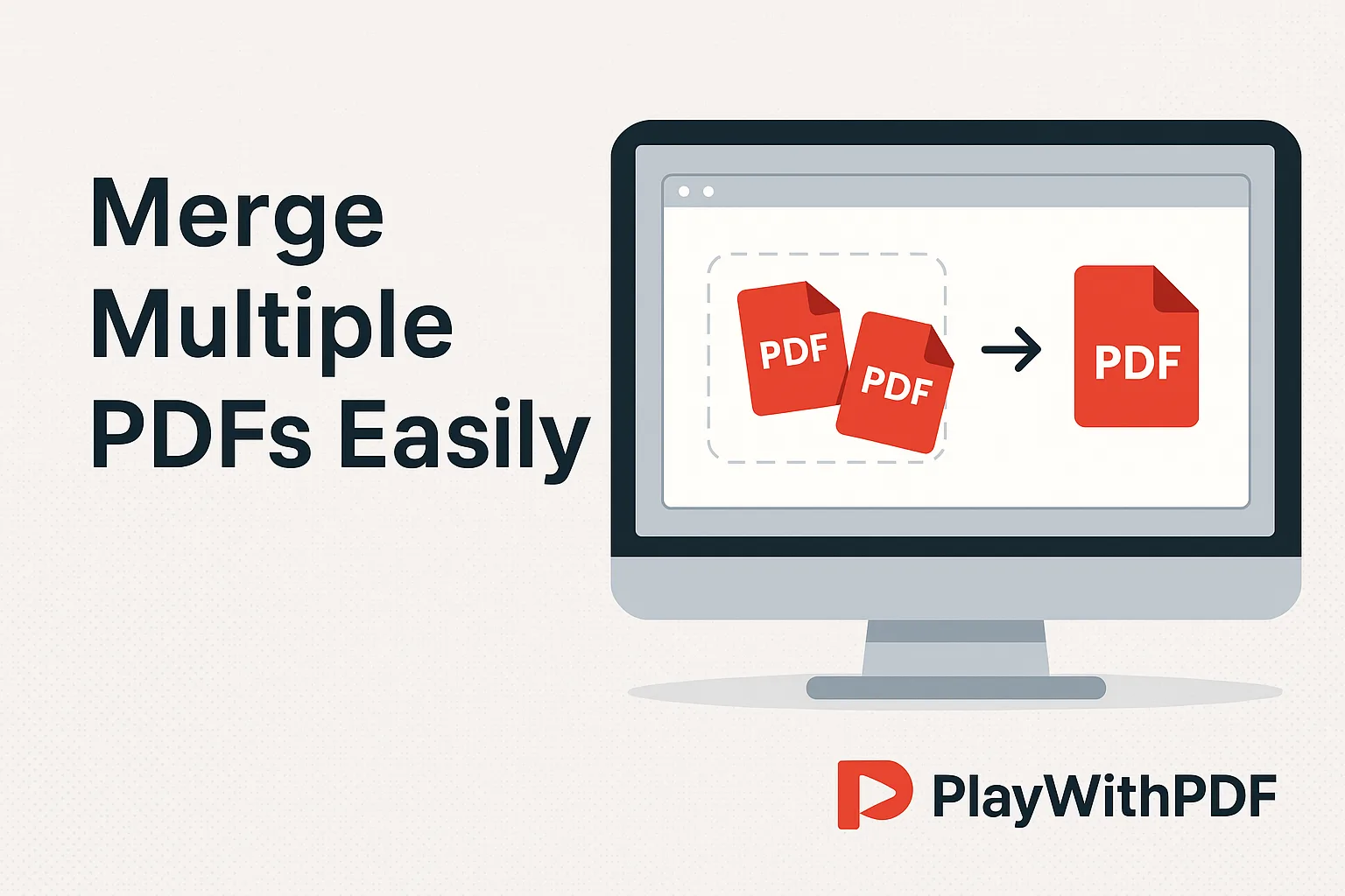 How to Merge PDF Files in PlayWithPDF.in