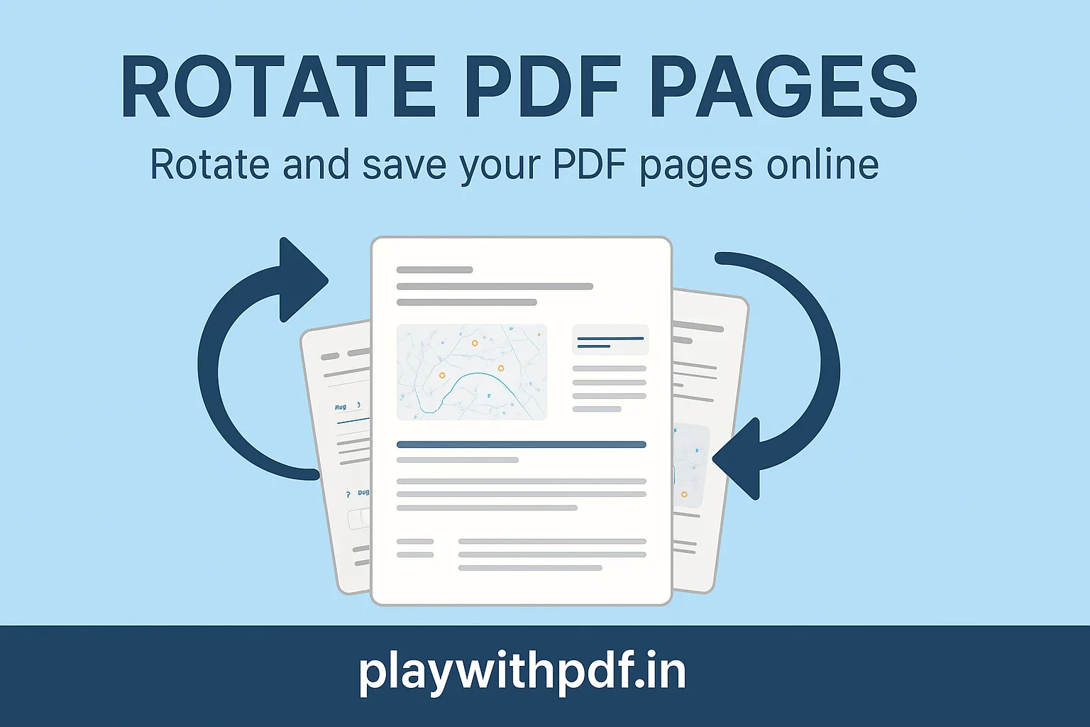 Rotate PDF Pages in Seconds - No Signup, No Watermark